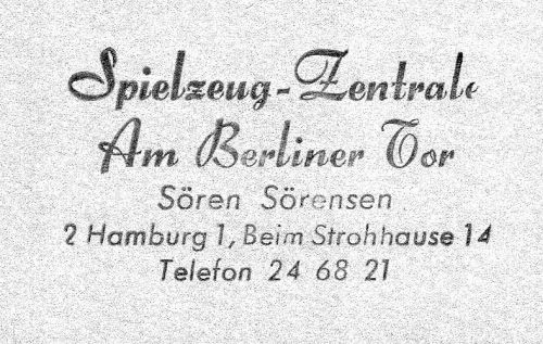Werbung für Werbung für Spielzeug Zentrale. Werbung für Werbung für Spielzeug Zentrale.