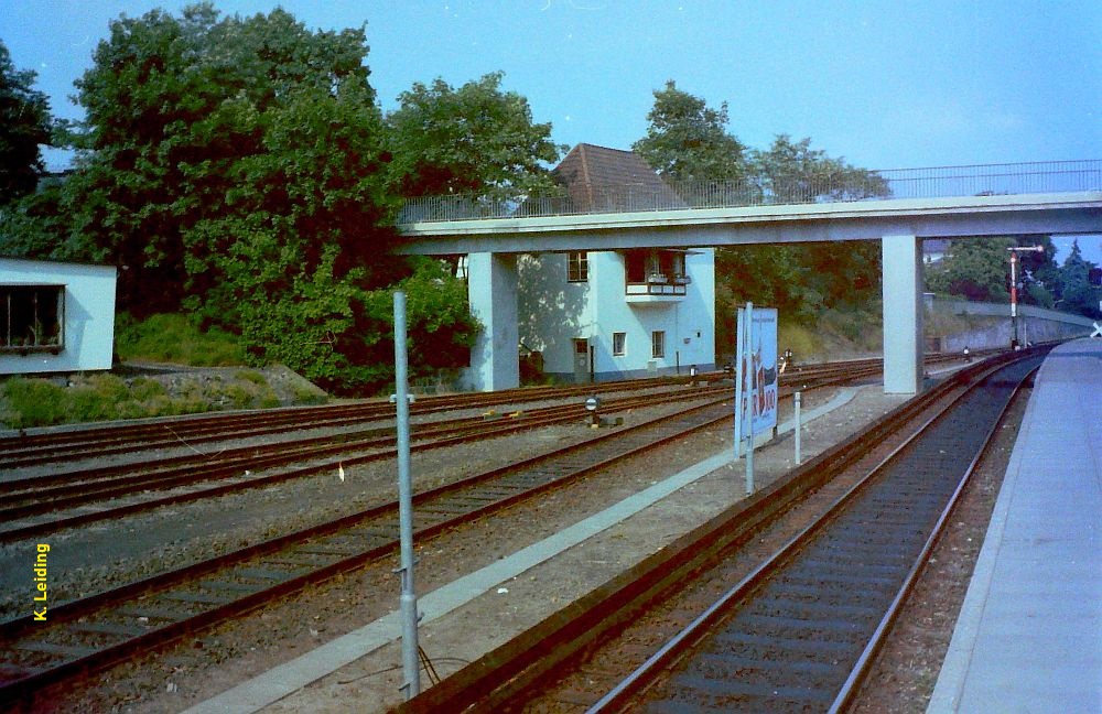 Das Stellwerk des Bahnhofs.