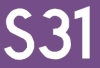 Linienschild S31