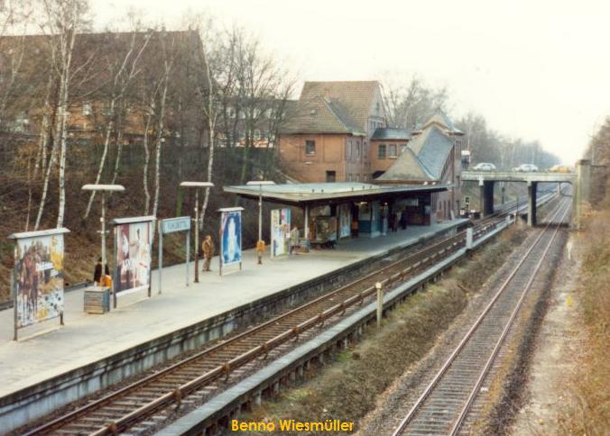 Haltestelle Fuhlsbüttel 1980.