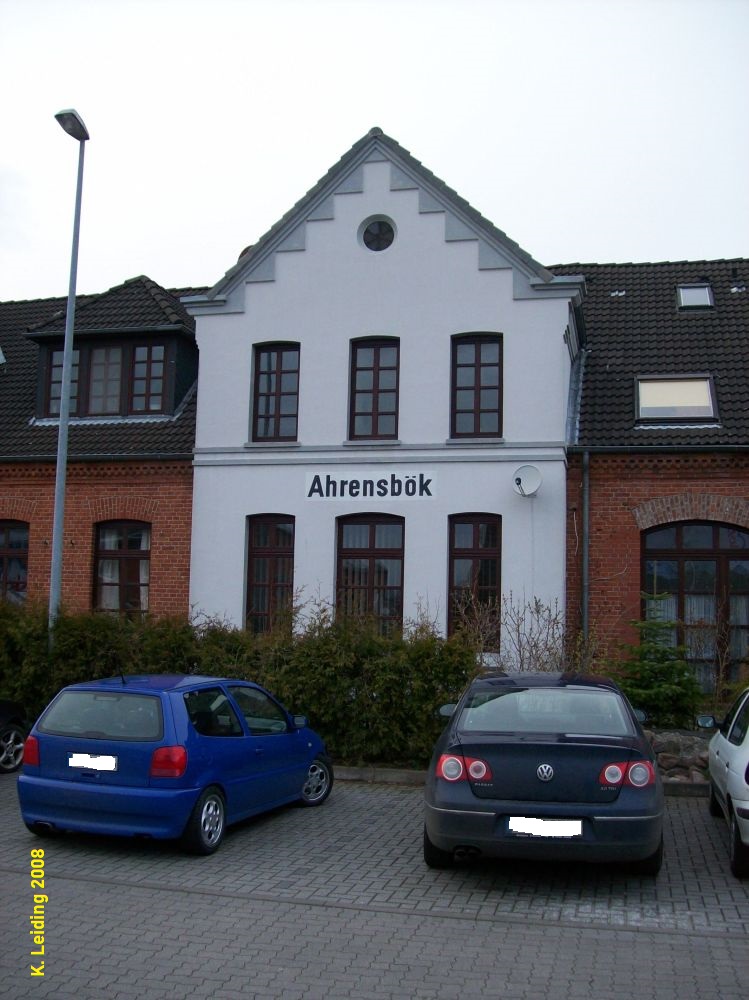 Empfangsgebäude von Ahrensbök.