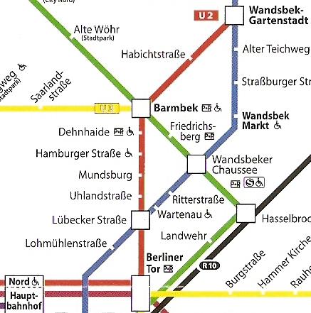 Schnellbahnplan von 2008.
