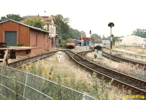 Der alte Bahnhof Kaltenkirchen.
