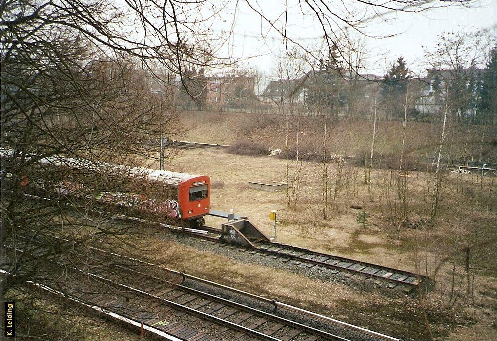 Blick auf die Strecke zwischen Billstedt und Legienstrae - 1.